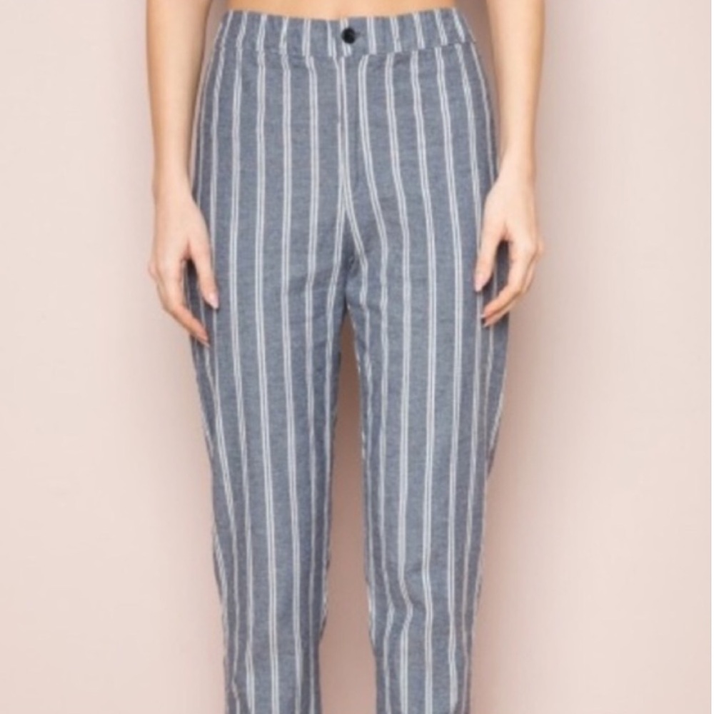 JOHN GALT PANTS BLUE AND WHITE